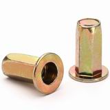 Flat Head Full Hexagon Body Closed End Rivet Nut